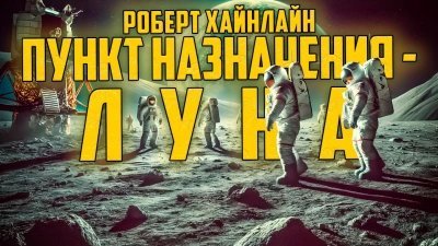 постер аудиокниги Пункт назначения — Луна - Роберт Хайнлайн
