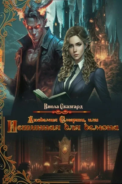 постер аудиокниги Академия смерти, или истинная для демона - Юлия Фадеева, Виола Сказгард