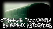 постер аудиокниги Странные пассажиры вечерних автобусов