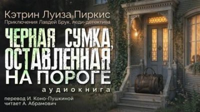 постер аудиокниги Чёрная сумка, оставленная на пороге - Кэтрин Луиза Пиркис