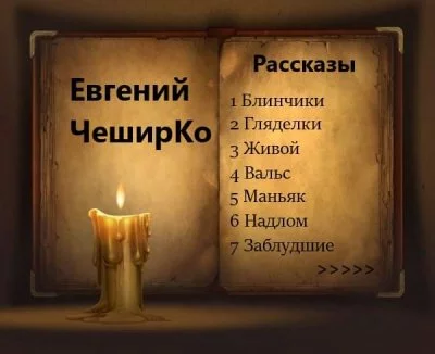 постер аудиокниги Рассказы Евгения ЧеширКо