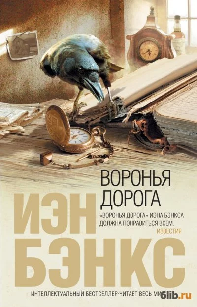 постер аудиокниги Воронья дорога - Йэн Бэнкс