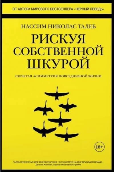постер аудиокниги Рискуя собственной шкурой. Скрытая асимметрия повседневной жизни - Николас Талеб Нассим