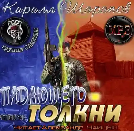 постер аудиокниги Падающего толкни