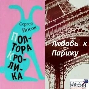постер аудиокниги Любовь к Парижу. Полтора кролика - Сергей Носов