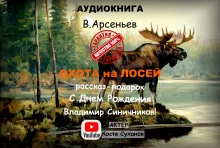 постер аудиокниги Охота на лосей
