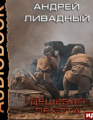 постер аудиокниги Дешевая пехота - Андрей Ливадный