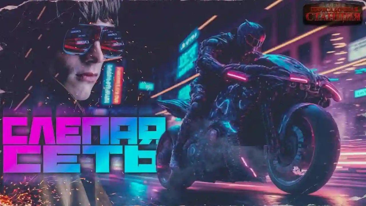 постер аудиокниги Слепая сеть