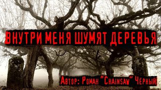 постер аудиокниги Внутри меня шумят деревья - Черный Роман