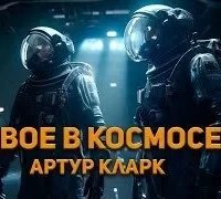 постер аудиокниги Двое в космосе - Артур Кларк