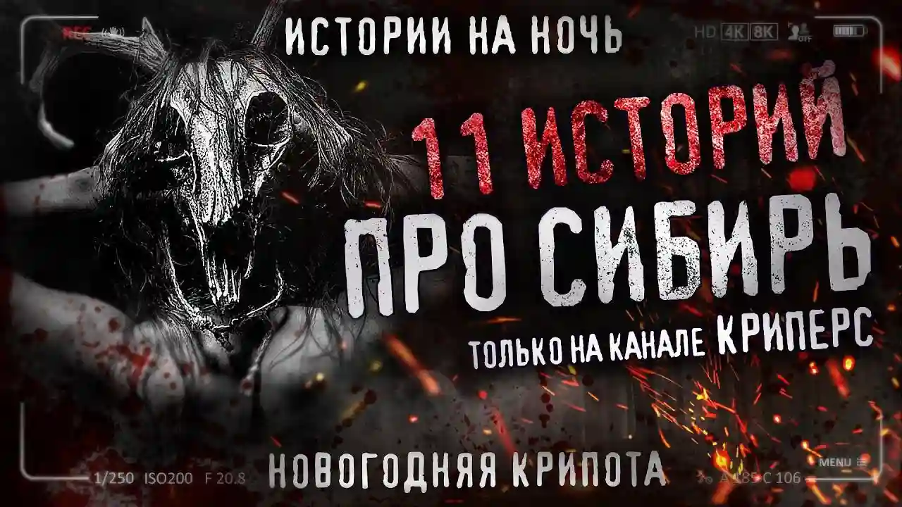 постер аудиокниги 11 страшных сибирских историй