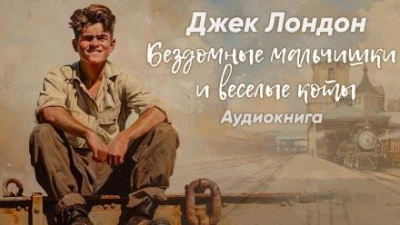постер аудиокниги Бездомные мальчишки и весёлые коты - Джек Лондон