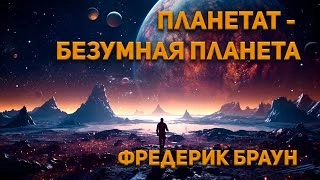постер аудиокниги Планетатбезумная планета - Фредерик Браун